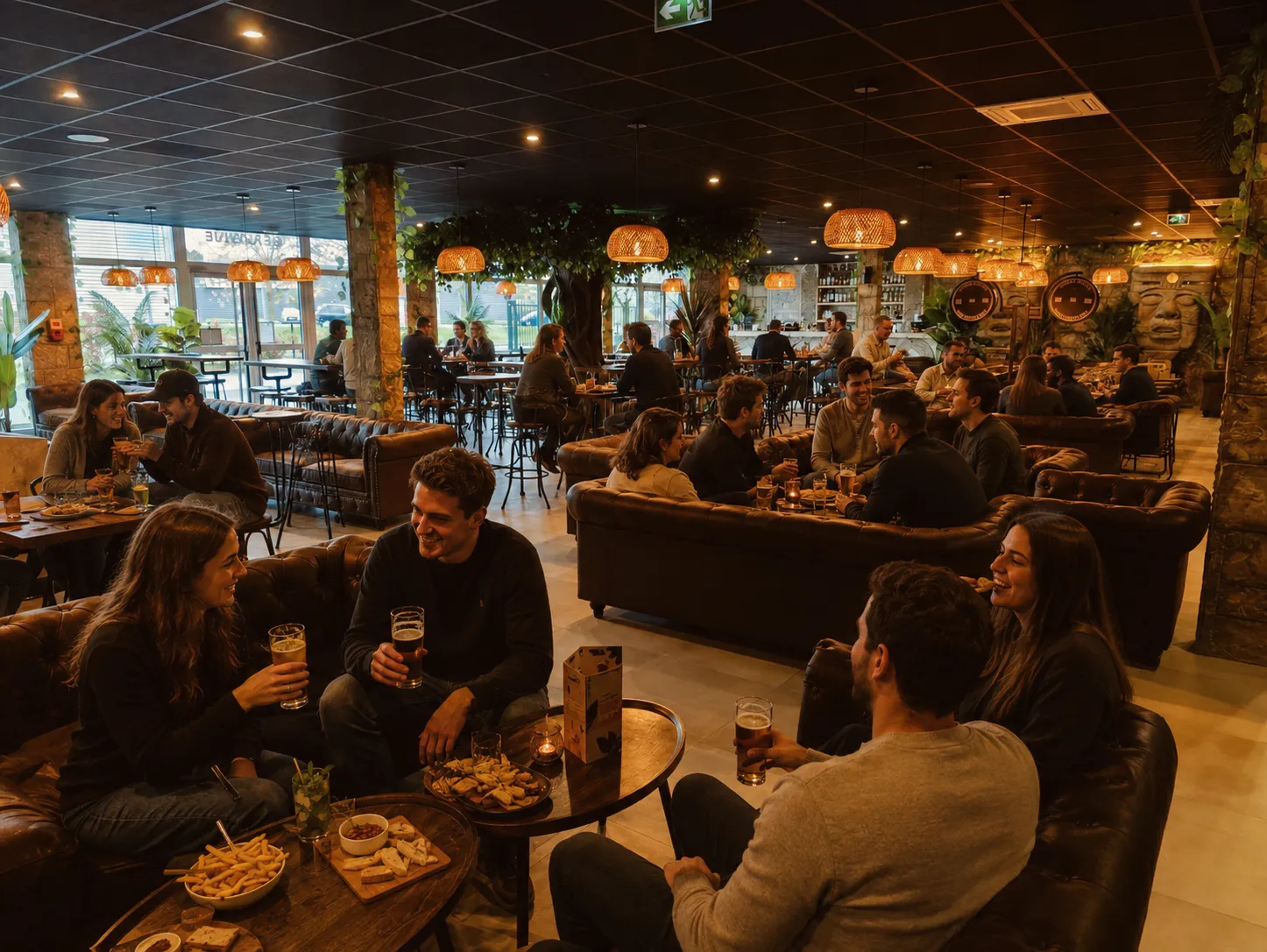 Bar immersif jungle maya Freeing Saint-Maximin